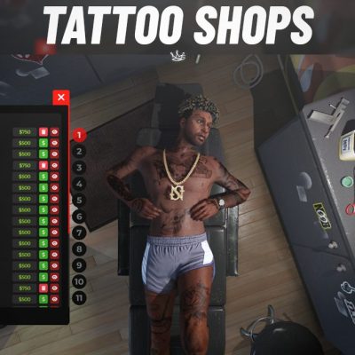Tattoo Shop [ESX/QBCORE]